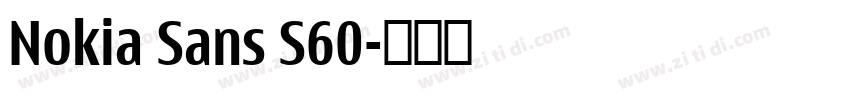 Nokia Sans S60字体转换 Nokia Sans S60字体转换